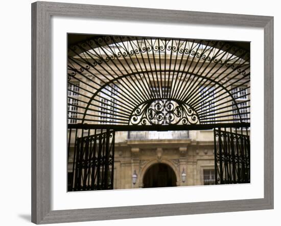 Wrought Iron Entryway-null-Framed Photographic Print