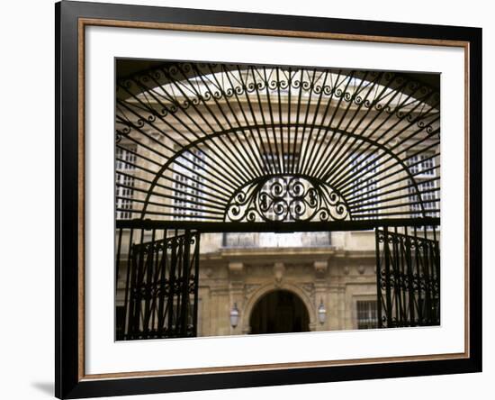 Wrought Iron Entryway-null-Framed Photographic Print