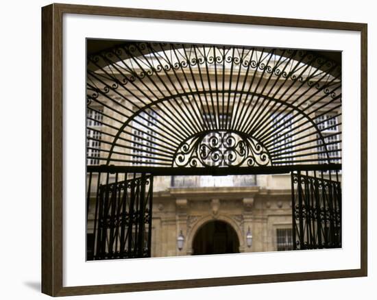 Wrought Iron Entryway-null-Framed Photographic Print