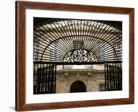 Wrought Iron Entryway-null-Framed Photographic Print