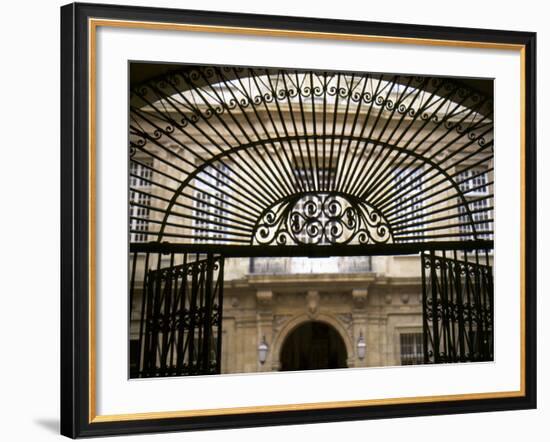 Wrought Iron Entryway-null-Framed Photographic Print