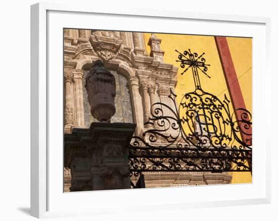 Wrought-Iron Gate, Guanajuato, Mexico-Merrill Images-Framed Photographic Print