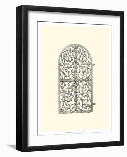 Wrought Iron Gate VII-null-Framed Art Print