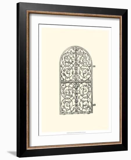 Wrought Iron Gate VII-null-Framed Art Print