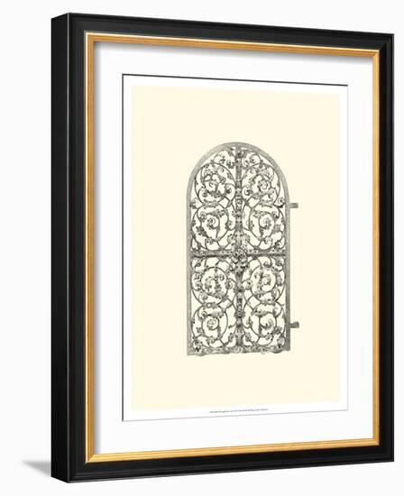 Wrought Iron Gate VII-null-Framed Art Print