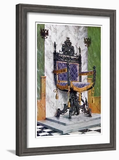 Wrought Steel Chair, 1910-Edwin Foley-Framed Giclee Print