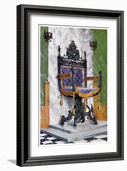 Wrought Steel Chair, 1910-Edwin Foley-Framed Giclee Print