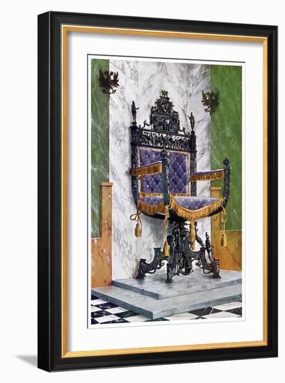 Wrought Steel Chair, 1910-Edwin Foley-Framed Giclee Print