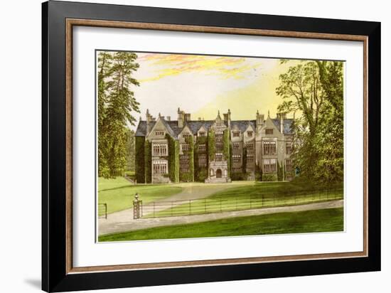 Wroxton Abbey, Oxfordshire, Home of the North Family, C1880-AF Lydon-Framed Giclee Print