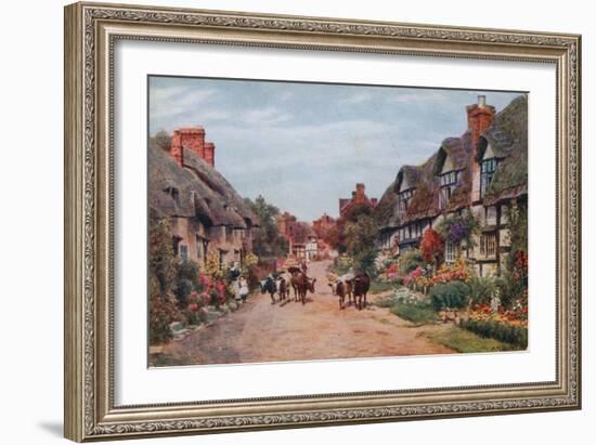 Wrye Village, Lancashire-Alfred Robert Quinton-Framed Giclee Print