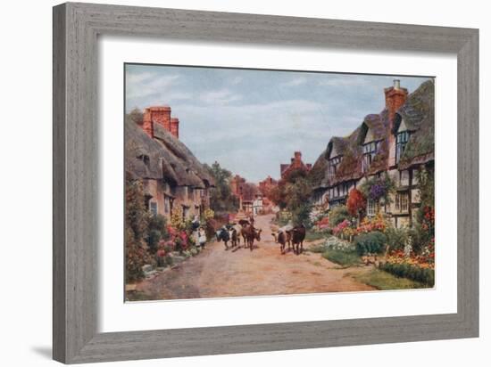 Wrye Village, Lancashire-Alfred Robert Quinton-Framed Giclee Print