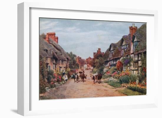 Wrye Village, Lancashire-Alfred Robert Quinton-Framed Giclee Print