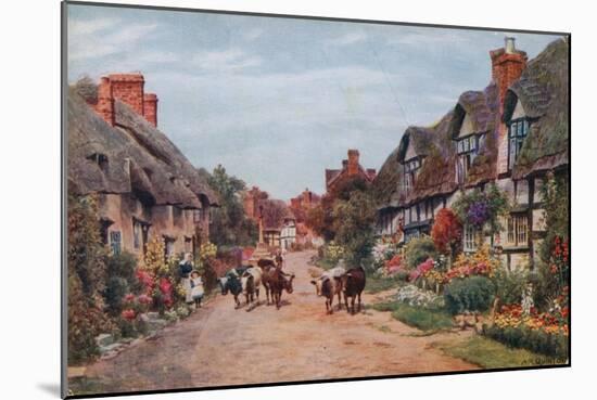 Wrye Village, Lancashire-Alfred Robert Quinton-Mounted Giclee Print