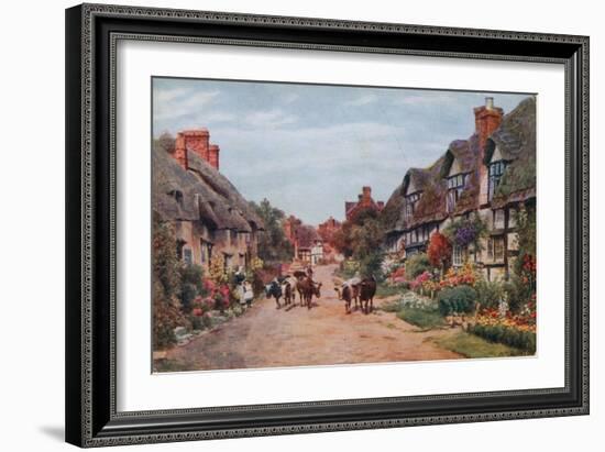 Wrye Village, Lancashire-Alfred Robert Quinton-Framed Giclee Print