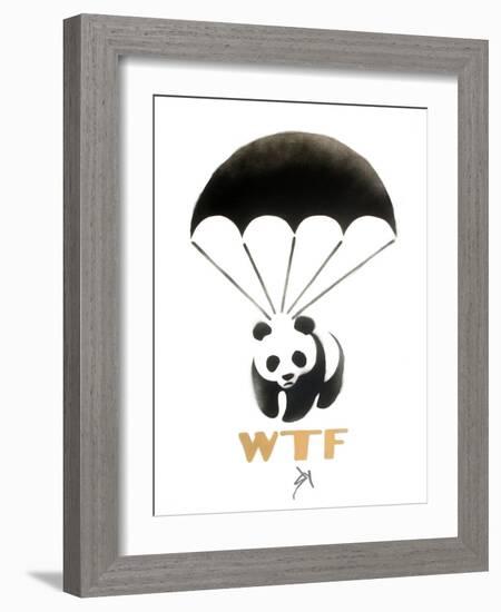 WTF-Juan Sly-Framed Art Print