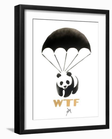 WTF-Juan Sly-Framed Art Print