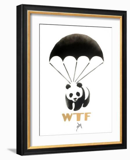 WTF-Juan Sly-Framed Art Print