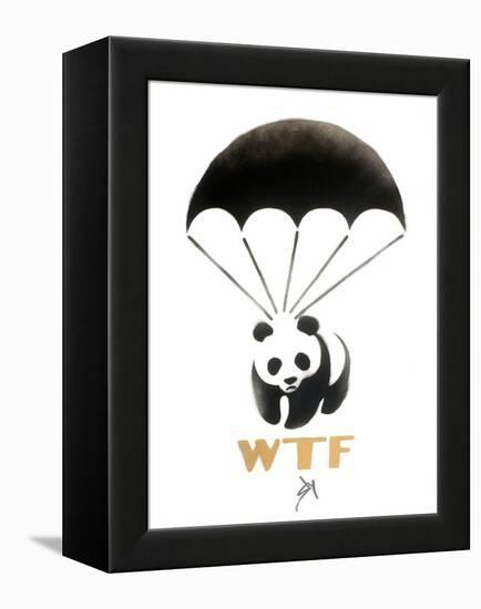 WTF-Juan Sly-Framed Stretched Canvas