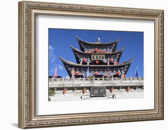 Wu Hua Gate, Dali, Yunnan, China, Asia-Ian Trower-Framed Photographic Print