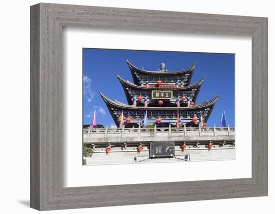 Wu Hua Gate, Dali, Yunnan, China, Asia-Ian Trower-Framed Photographic Print