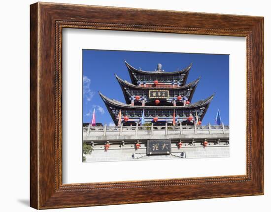 Wu Hua Gate, Dali, Yunnan, China, Asia-Ian Trower-Framed Photographic Print