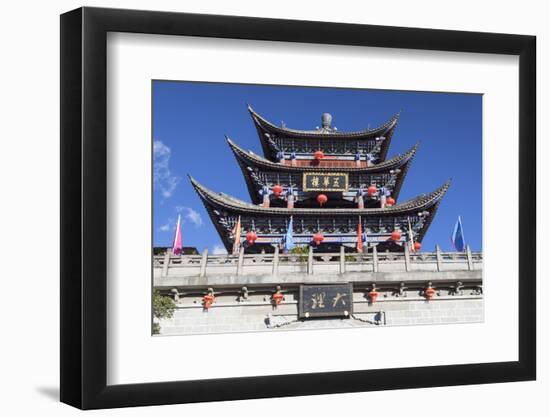 Wu Hua Gate, Dali, Yunnan, China, Asia-Ian Trower-Framed Photographic Print