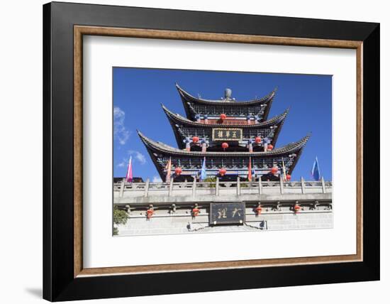 Wu Hua Gate, Dali, Yunnan, China, Asia-Ian Trower-Framed Photographic Print