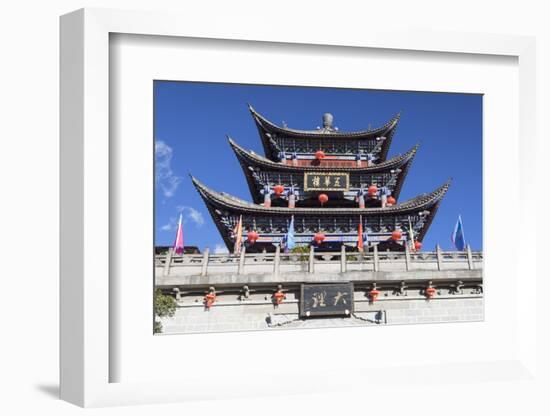 Wu Hua Gate, Dali, Yunnan, China, Asia-Ian Trower-Framed Photographic Print