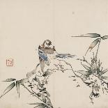 Bird and Bamboo-Wu Yun-Mounted Art Print