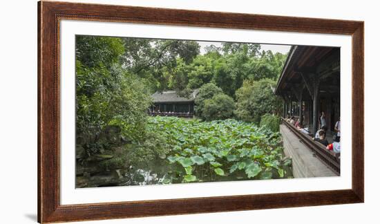 Wuhou Temple, Chengdu, Sichuan Province, China, Asia-Michael Snell-Framed Photographic Print