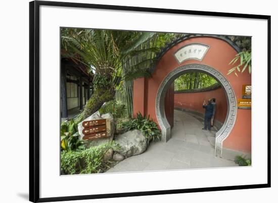 Wuhou Temple, Chengdu, Sichuan Province, China, Asia-Michael Snell-Framed Photographic Print