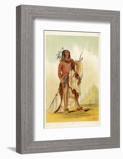 Wun-Nes-Tou Medicine-Man of the Blackfeet People-George Catlin-Framed Photographic Print