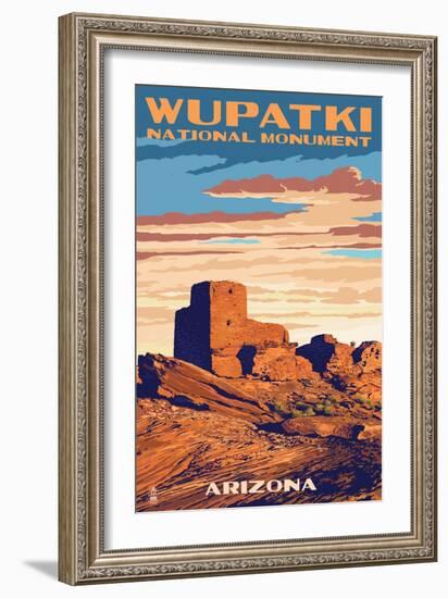 Wupatki National Monument, Arizona-Lantern Press-Framed Art Print