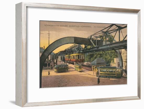 Wuppertal Schwebebahn Wohwinkel, Germany-null-Framed Art Print