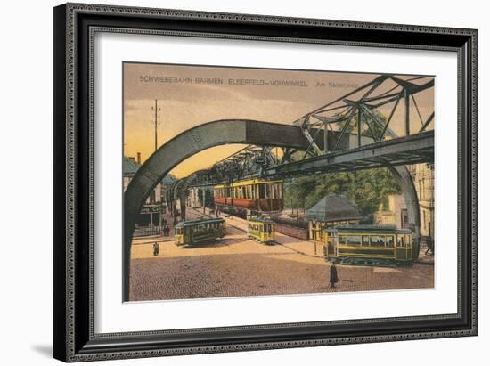 Wuppertal Schwebebahn Wohwinkel, Germany-null-Framed Art Print