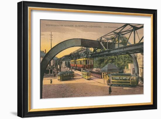 Wuppertal Schwebebahn Wohwinkel, Germany-null-Framed Art Print