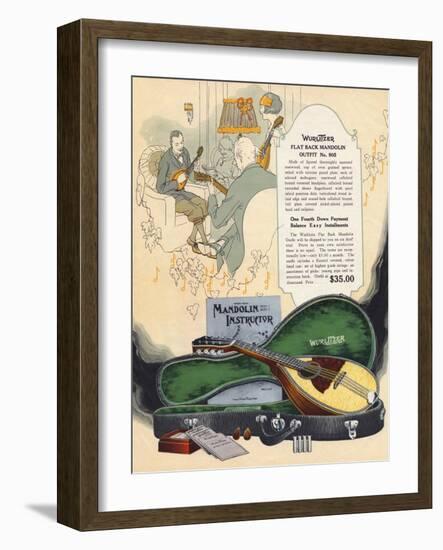 Wurlitzer Mandolin-null-Framed Art Print