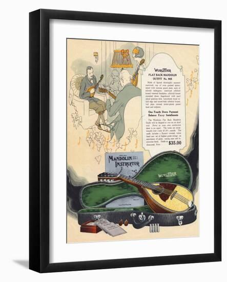 Wurlitzer Mandolin-null-Framed Art Print