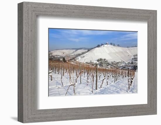 Wurttemberg Mausoleum in the Vineyards in Winter-Markus Lange-Framed Photographic Print