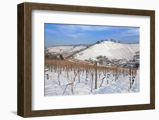 Wurttemberg Mausoleum in the Vineyards in Winter-Markus Lange-Framed Photographic Print