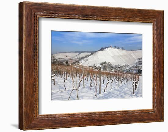 Wurttemberg Mausoleum in the Vineyards in Winter-Markus Lange-Framed Photographic Print