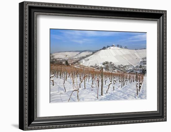 Wurttemberg Mausoleum in the Vineyards in Winter-Markus Lange-Framed Photographic Print