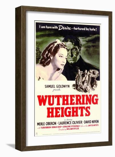Wuthering Heights, 1939-null-Framed Premium Giclee Print