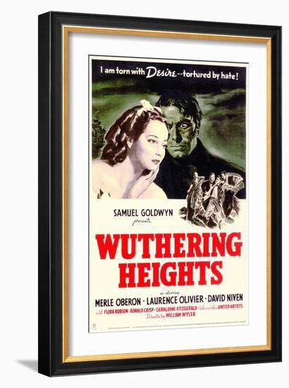 Wuthering Heights, 1939-null-Framed Premium Giclee Print