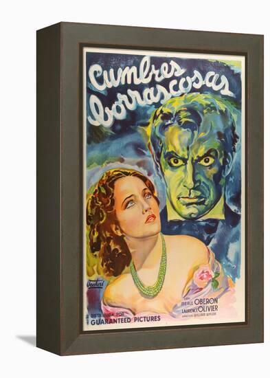 Wuthering Heights, Argentine Movie Poster, 1939-null-Framed Stretched Canvas