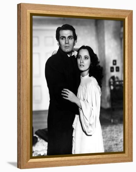 Wuthering Heights, Laurence Olivier, Merle Oberon, 1939-null-Framed Stretched Canvas