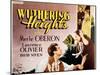 Wuthering Heights, Laurence Olivier, Merle Oberon, 1939-null-Mounted Art Print