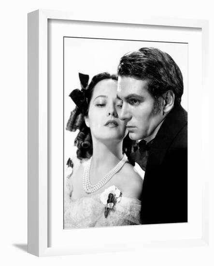 Wuthering Heights, Merle Oberon, Laurence Olivier, 1939-null-Framed Photo