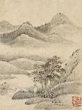 Album de huit feuilles : paysages-Wutian Wang-Framed Premier Image Canvas