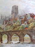 Durham, Distant View 1905-WW Collins-Art Print